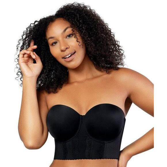 Parfait NWOT Black Elissa Longline Strapless Bra Size 44D - Picture 1 of 7